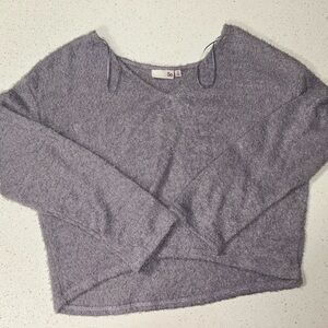 SO Soft Heathered Purple Sweater
